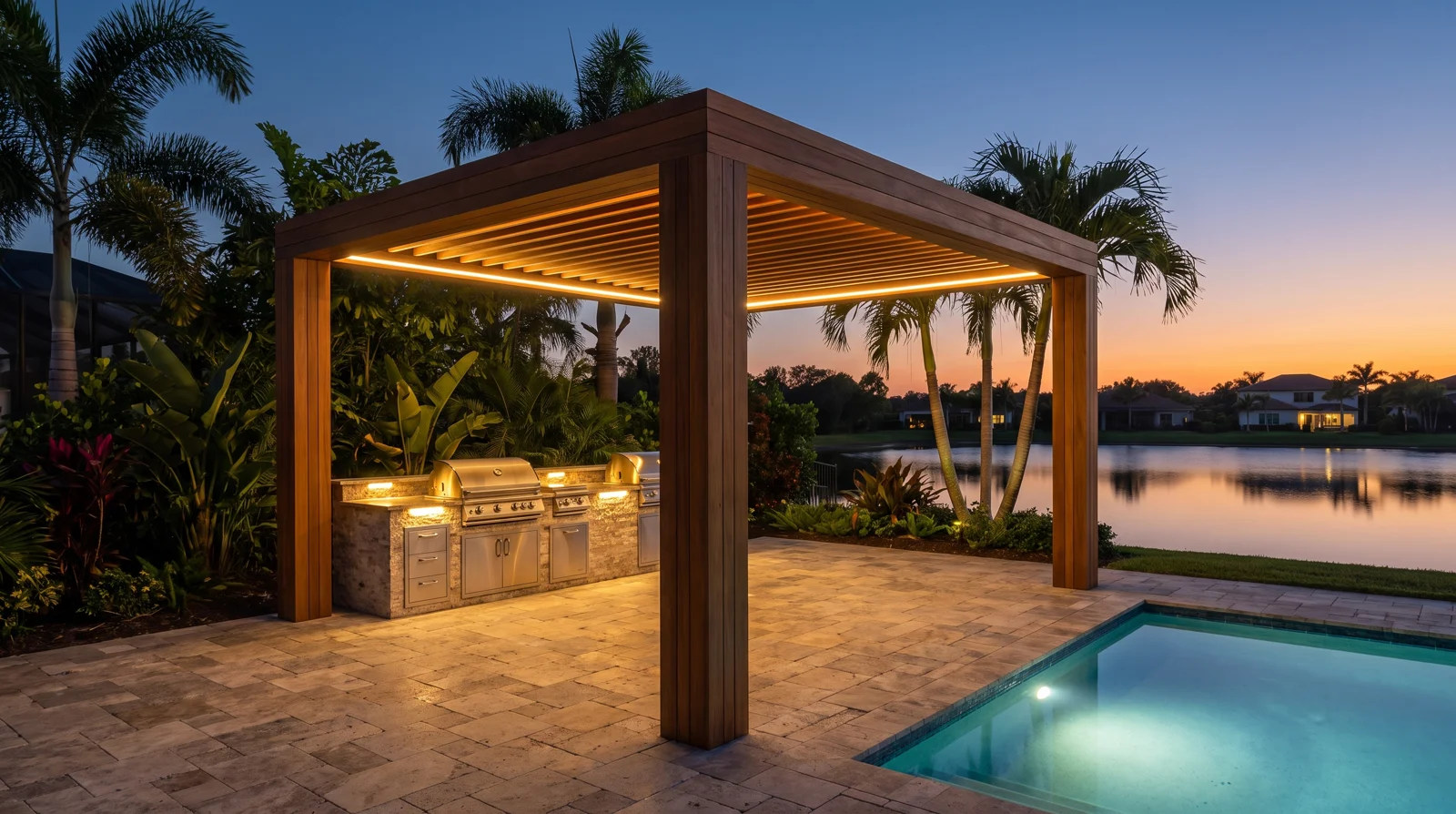 Pergola and Pool Deck
